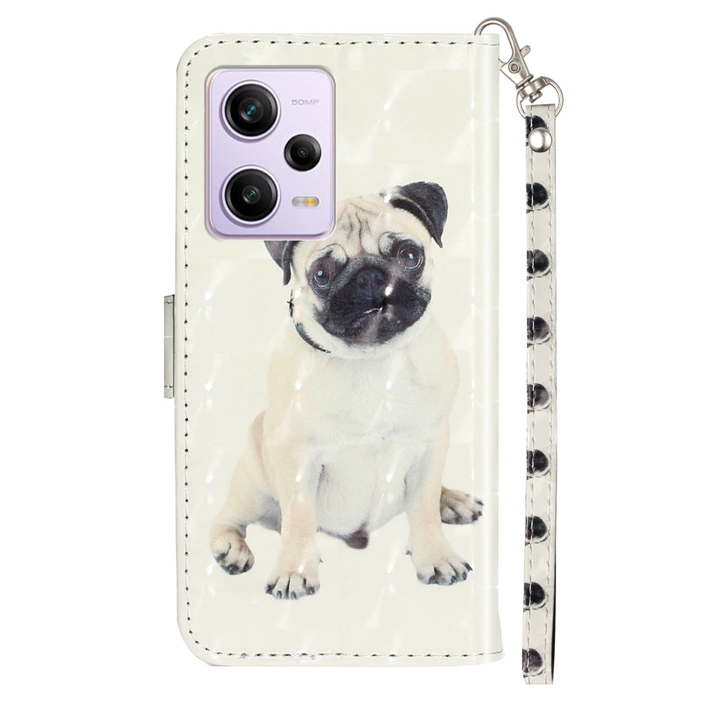 For Xiaomi Poco X5 Pro 5G / Redmi Note 12 Pro Speed 5G / Note 12 Pro 5G 3D Pattern Printing Phone Case PU Leather Wallet Stand Anti-drop Cover