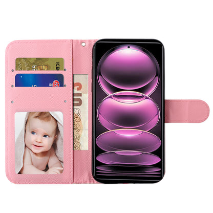 For Xiaomi Poco X5 Pro 5G / Redmi Note 12 Pro Speed 5G / Note 12 Pro 5G 3D Pattern Printing Phone Case PU Leather Wallet Stand Anti-drop Cover