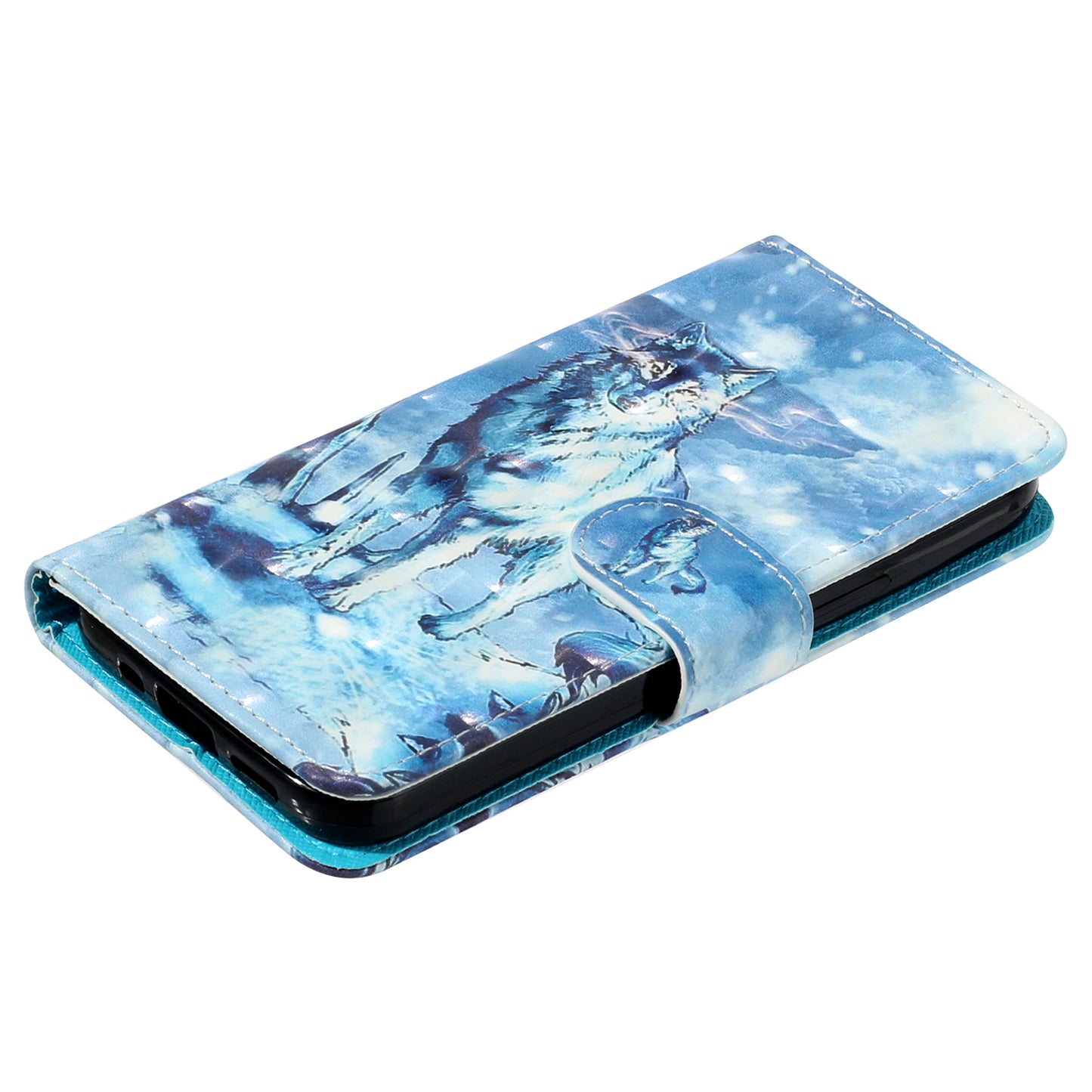 For Xiaomi Poco X5 Pro 5G / Redmi Note 12 Pro Speed 5G / Note 12 Pro 5G 3D Pattern Printing Phone Case PU Leather Wallet Stand Anti-drop Cover