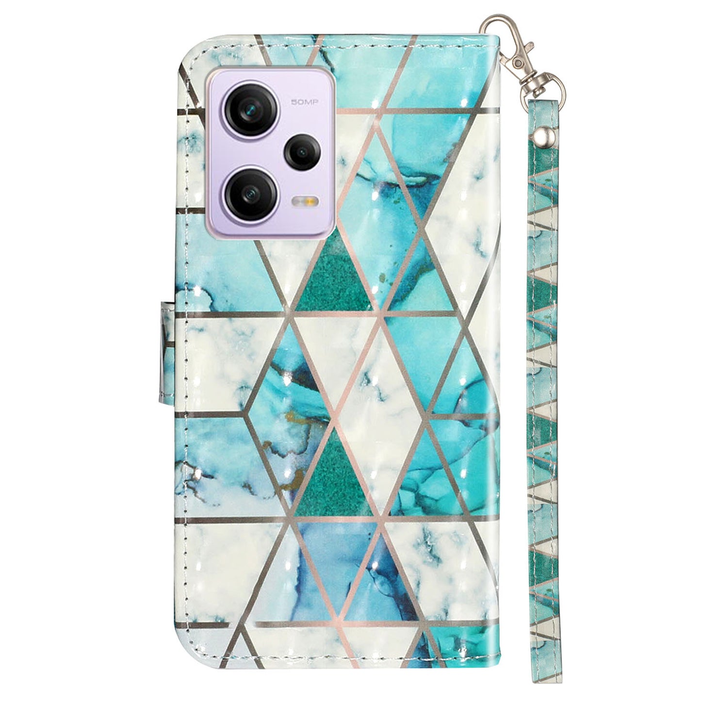 For Xiaomi Poco X5 Pro 5G / Redmi Note 12 Pro Speed 5G / Note 12 Pro 5G 3D Pattern Printing Phone Case PU Leather Wallet Stand Anti-drop Cover
