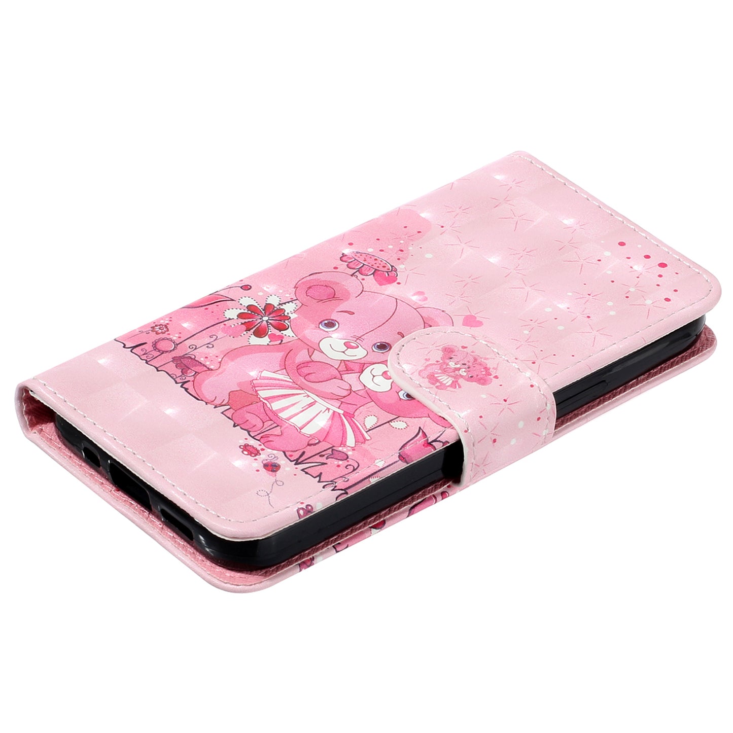 For Xiaomi Redmi Note 12 5G (India) / (China) / (Global) / Poco X5 5G 3D Pattern Printing PU Leather Wallet Cover Flip Stand Phone Case