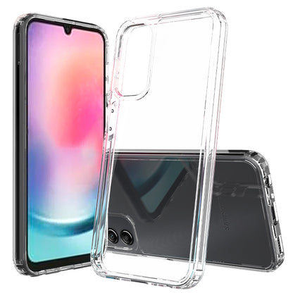 For Samsung Galaxy A24 4G Anti-Scratch Phone Case Acrylic TPU Crystal Clear Phone Back Cover
