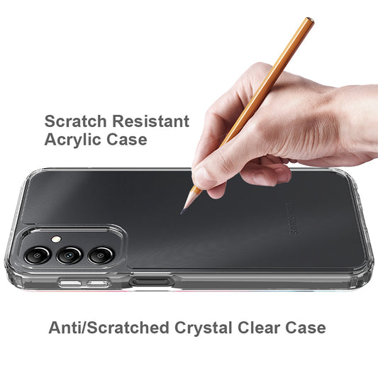 For Samsung Galaxy A24 4G Anti-Scratch Phone Case Acrylic TPU Crystal Clear Phone Back Cover