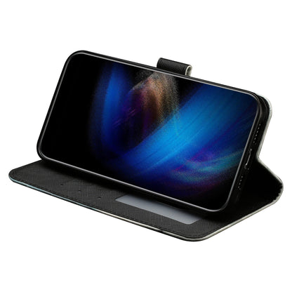 For Xiaomi 13 5G Shockproof Phone Case 3D Pattern Printing PU Leather Wallet Flip Stand Cover with Strap