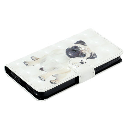 For Xiaomi 13 5G Shockproof Phone Case 3D Pattern Printing PU Leather Wallet Flip Stand Cover with Strap