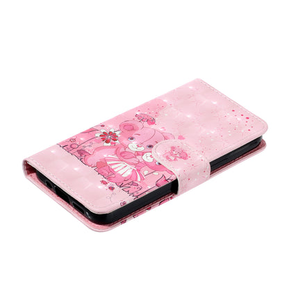 For Xiaomi 13 Pro 5G PU Leather Wallet Phone Case 3D Pattern Printing Protective Stand Cover with Strap