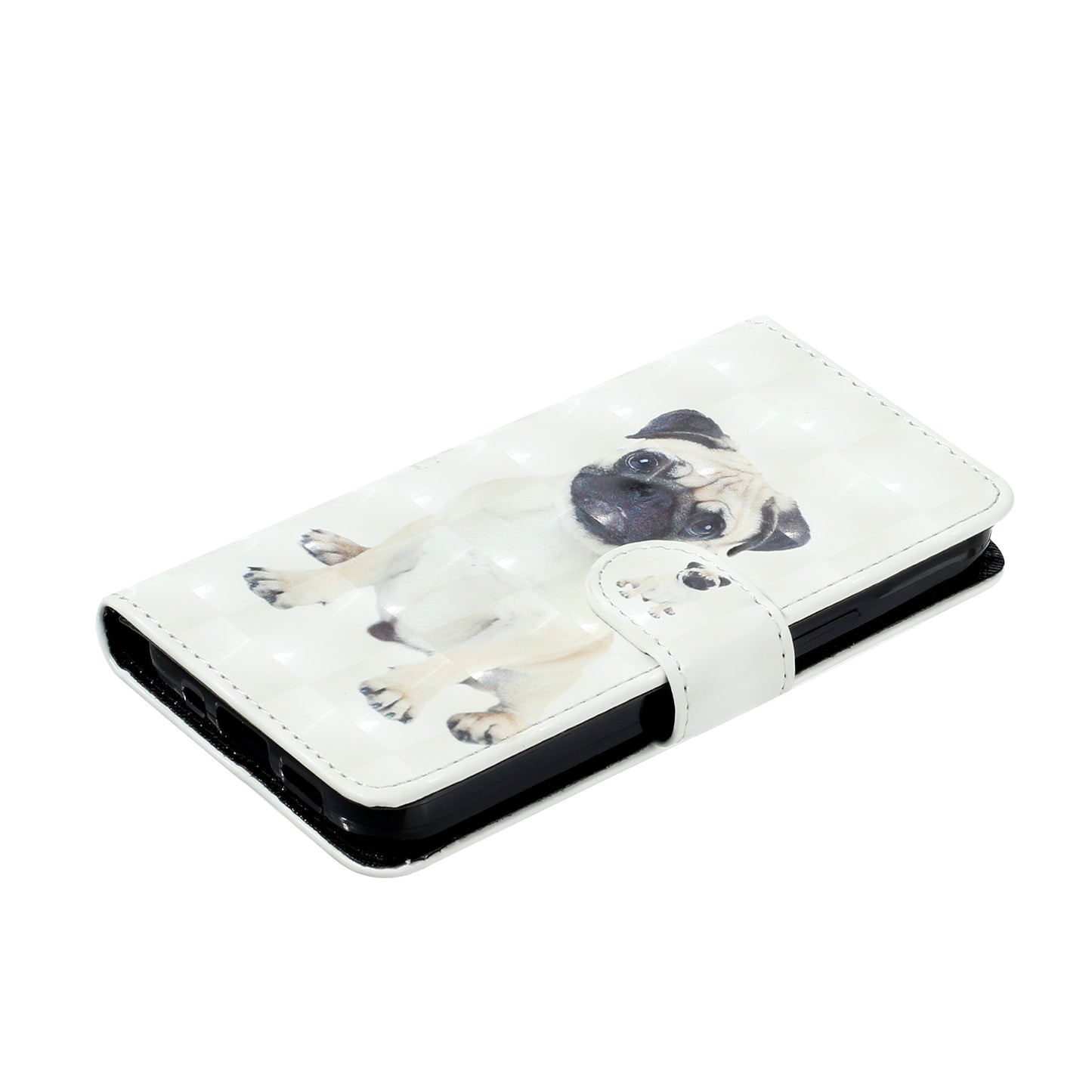 For Xiaomi 13 Pro 5G PU Leather Wallet Phone Case 3D Pattern Printing Protective Stand Cover with Strap