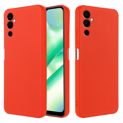 Mobile Phone Case for Tecno Pova Neo 2 4G , Liquid Silicone Soft Lining Cover with Strap