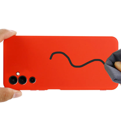 Mobile Phone Case for Tecno Pova Neo 2 4G , Liquid Silicone Soft Lining Cover with Strap