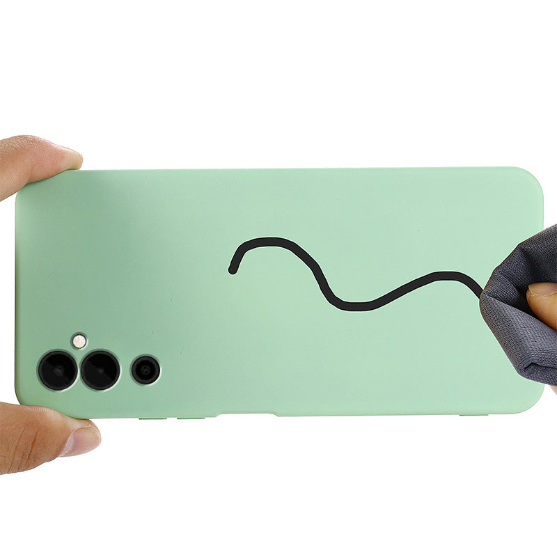 Mobile Phone Case for Tecno Pova Neo 2 4G , Liquid Silicone Soft Lining Cover with Strap
