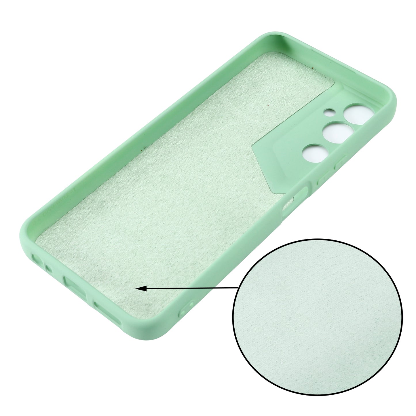 Mobile Phone Case for Tecno Pova Neo 2 4G , Liquid Silicone Soft Lining Cover with Strap
