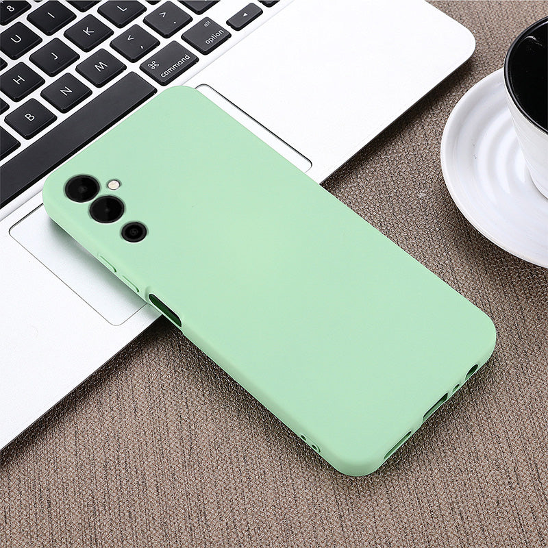 Mobile Phone Case for Tecno Pova Neo 2 4G , Liquid Silicone Soft Lining Cover with Strap