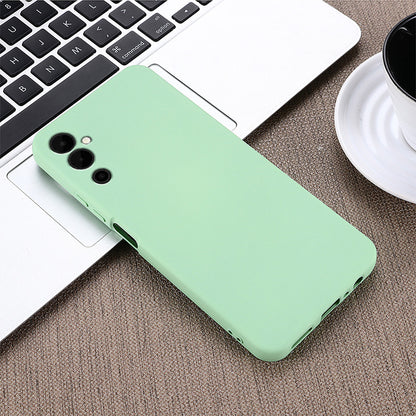 Mobile Phone Case for Tecno Pova Neo 2 4G , Liquid Silicone Soft Lining Cover with Strap