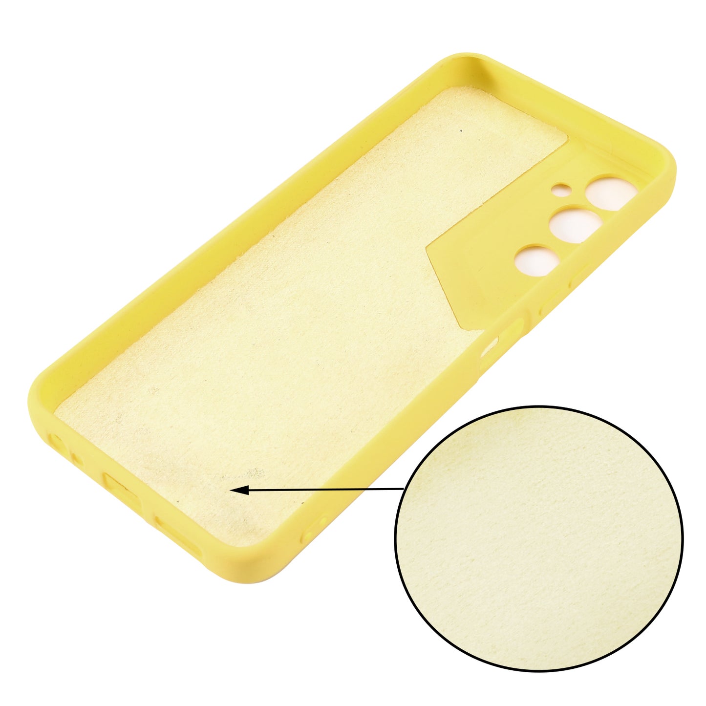 Mobile Phone Case for Tecno Pova Neo 2 4G , Liquid Silicone Soft Lining Cover with Strap