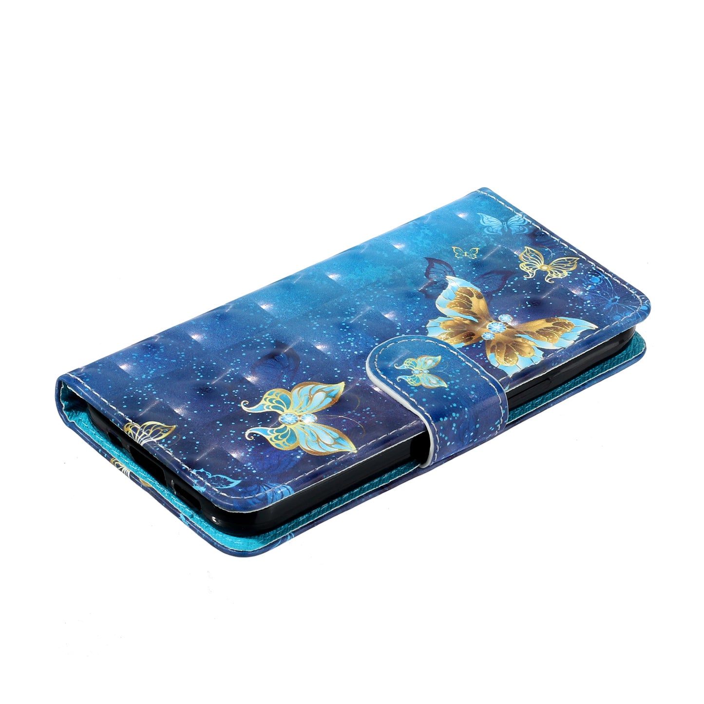 For Motorola Moto G73 5G 3D Pattern Printing PU Leather Case Flip Stand Wallet Phone Cover with Strap