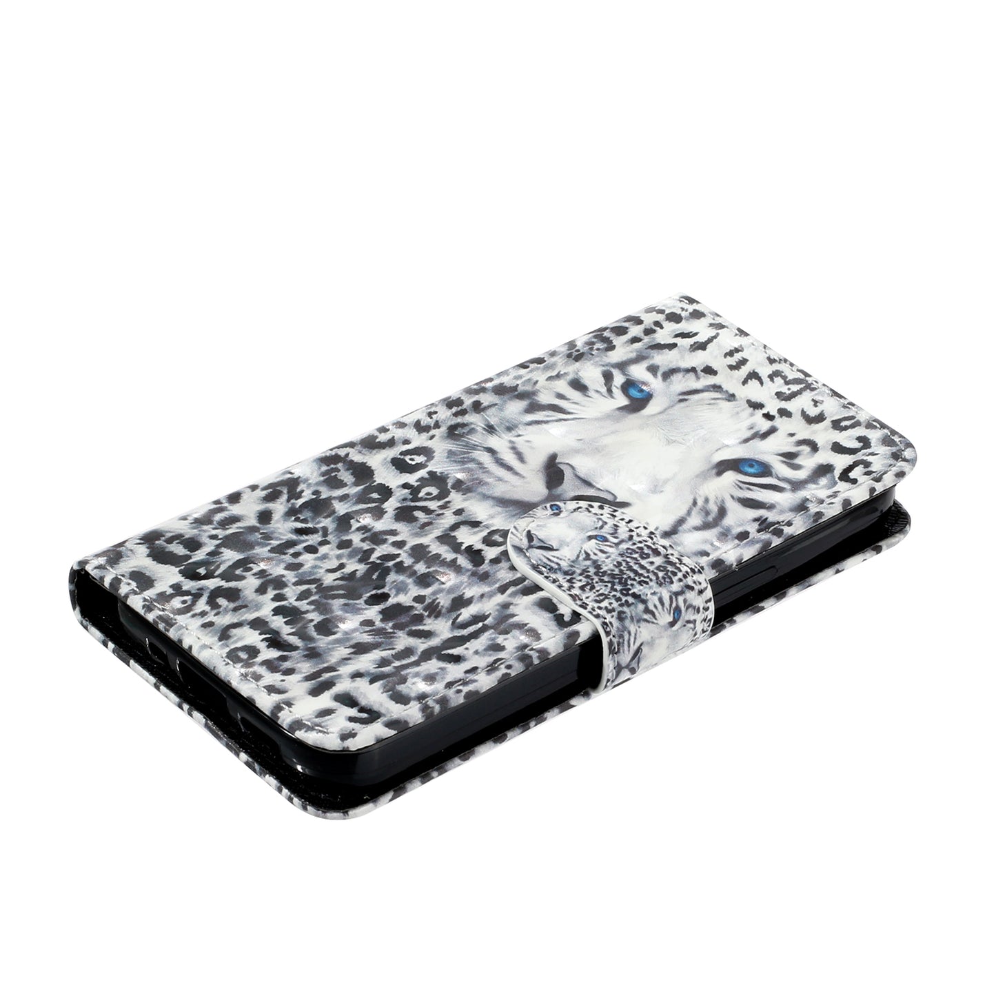 For Motorola Moto G73 5G 3D Pattern Printing PU Leather Case Flip Stand Wallet Phone Cover with Strap