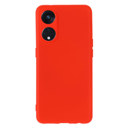 For Oppo Reno8 T 5G / A1 Pro 5G Liquid Silicone Soft Lining Cover Anti-Scratch Phone Case with Strap