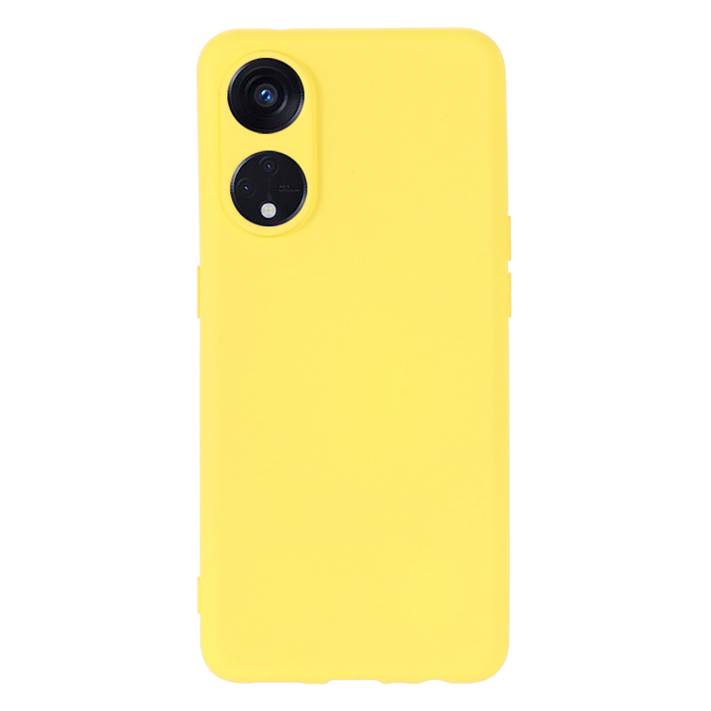 For Oppo Reno8 T 5G / A1 Pro 5G Liquid Silicone Soft Lining Cover Anti-Scratch Phone Case with Strap