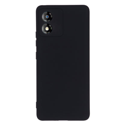 For Motorola Moto E13 4G Anti-Dust Phone Case Liquid Silicone Soft Lining Phone Cover Shell with Strap