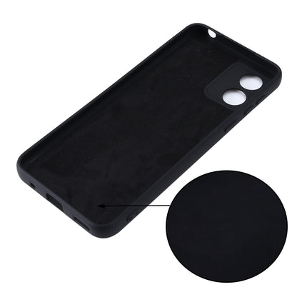 For Motorola Moto E13 4G Anti-Dust Phone Case Liquid Silicone Soft Lining Phone Cover Shell with Strap