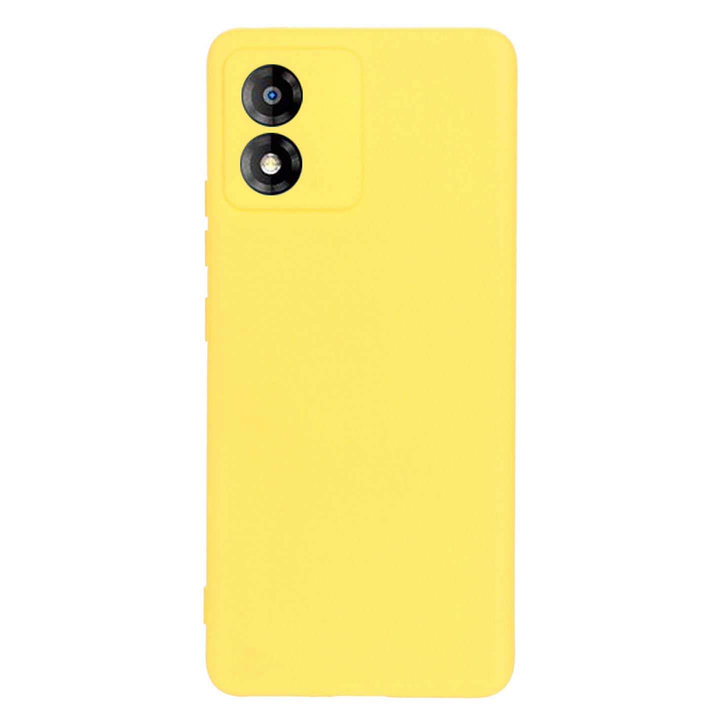 For Motorola Moto E13 4G Anti-Dust Phone Case Liquid Silicone Soft Lining Phone Cover Shell with Strap