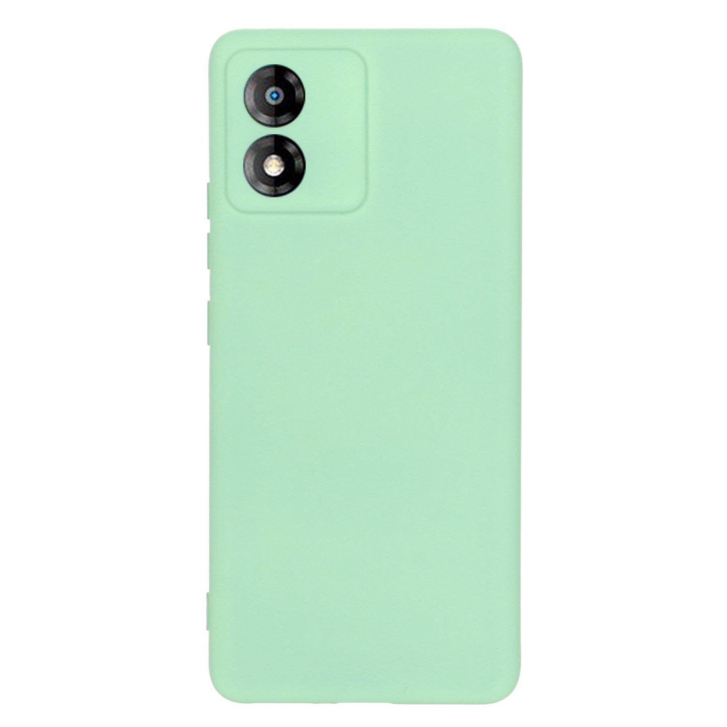 For Motorola Moto E13 4G Anti-Dust Phone Case Liquid Silicone Soft Lining Phone Cover Shell with Strap