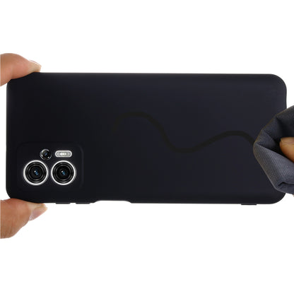 Smartphone Cover for Motorola Moto G13 4G / G23 4G , Liquid Silicone Soft Lining Case with Strap