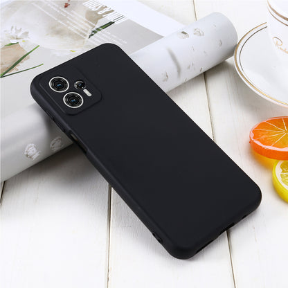 Smartphone Cover for Motorola Moto G13 4G / G23 4G , Liquid Silicone Soft Lining Case with Strap