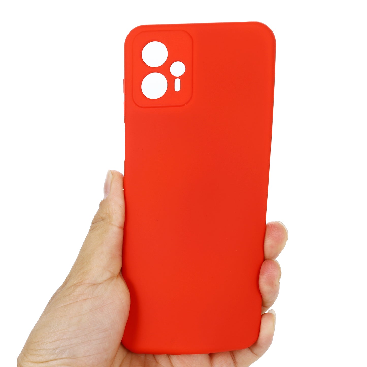 Smartphone Cover for Motorola Moto G13 4G / G23 4G , Liquid Silicone Soft Lining Case with Strap