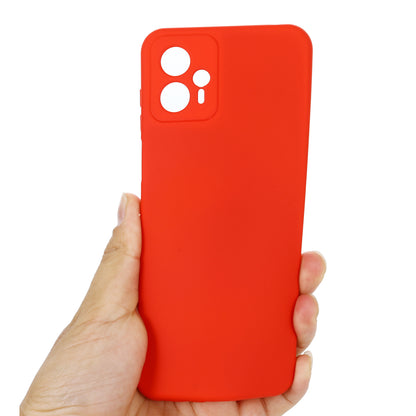 Smartphone Cover for Motorola Moto G13 4G / G23 4G , Liquid Silicone Soft Lining Case with Strap