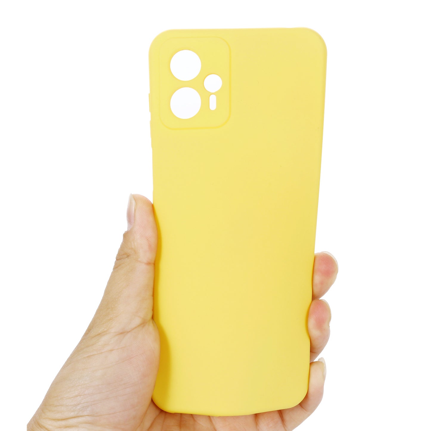 Smartphone Cover for Motorola Moto G13 4G / G23 4G , Liquid Silicone Soft Lining Case with Strap