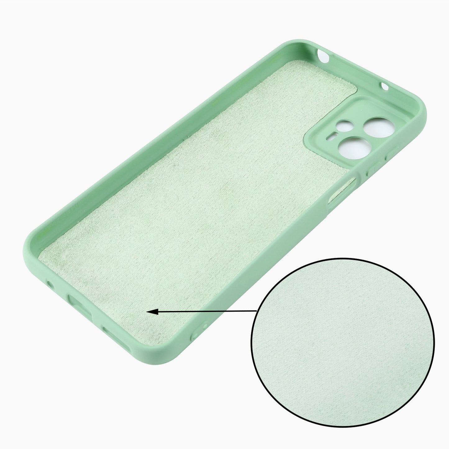 Smartphone Cover for Motorola Moto G13 4G / G23 4G , Liquid Silicone Soft Lining Case with Strap