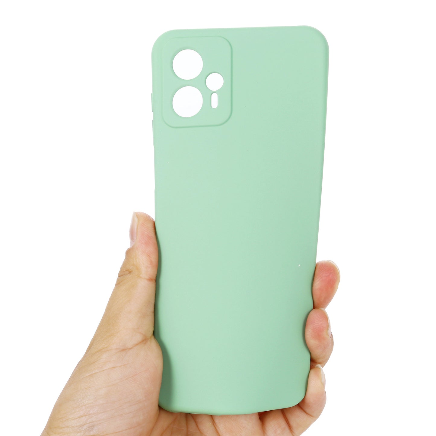 Smartphone Cover for Motorola Moto G13 4G / G23 4G , Liquid Silicone Soft Lining Case with Strap