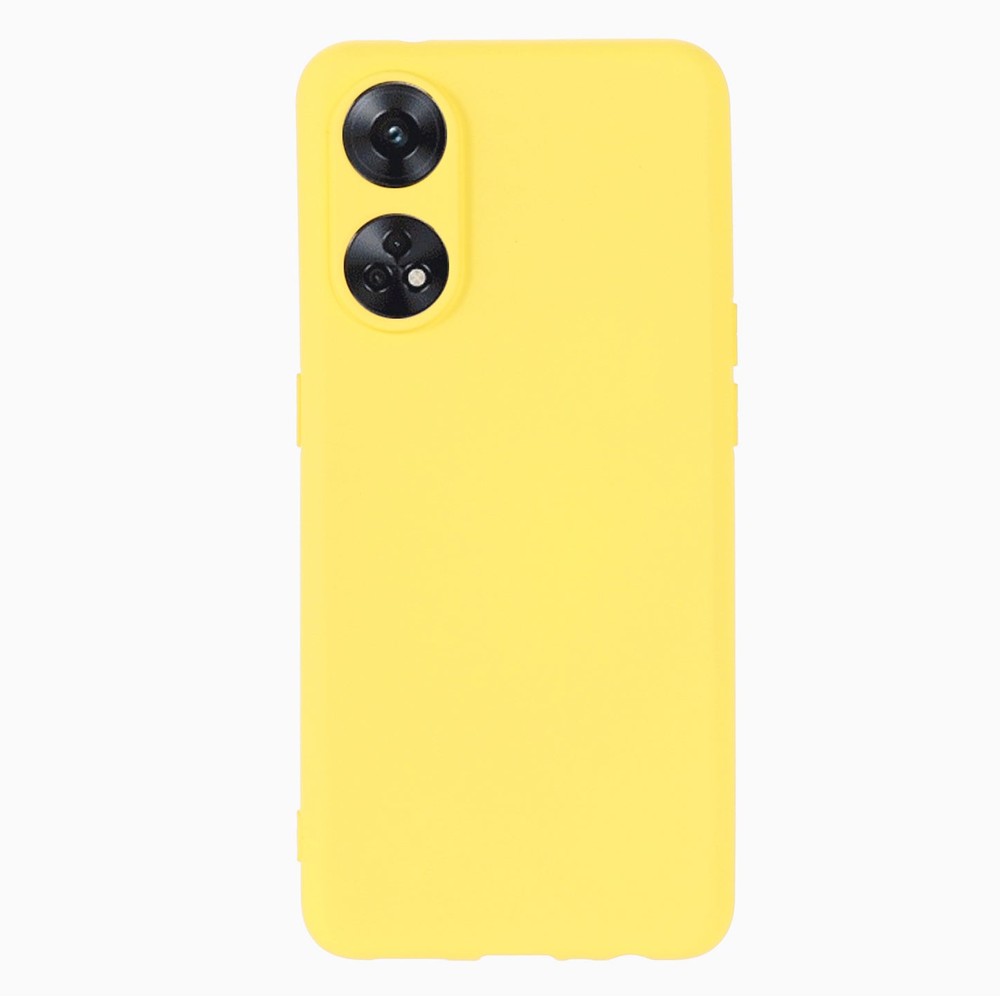 Phone Case for Oppo Reno8 T 4G , Liquid Silicone Soft Lining Shockproof Smartphone Cover with Strap