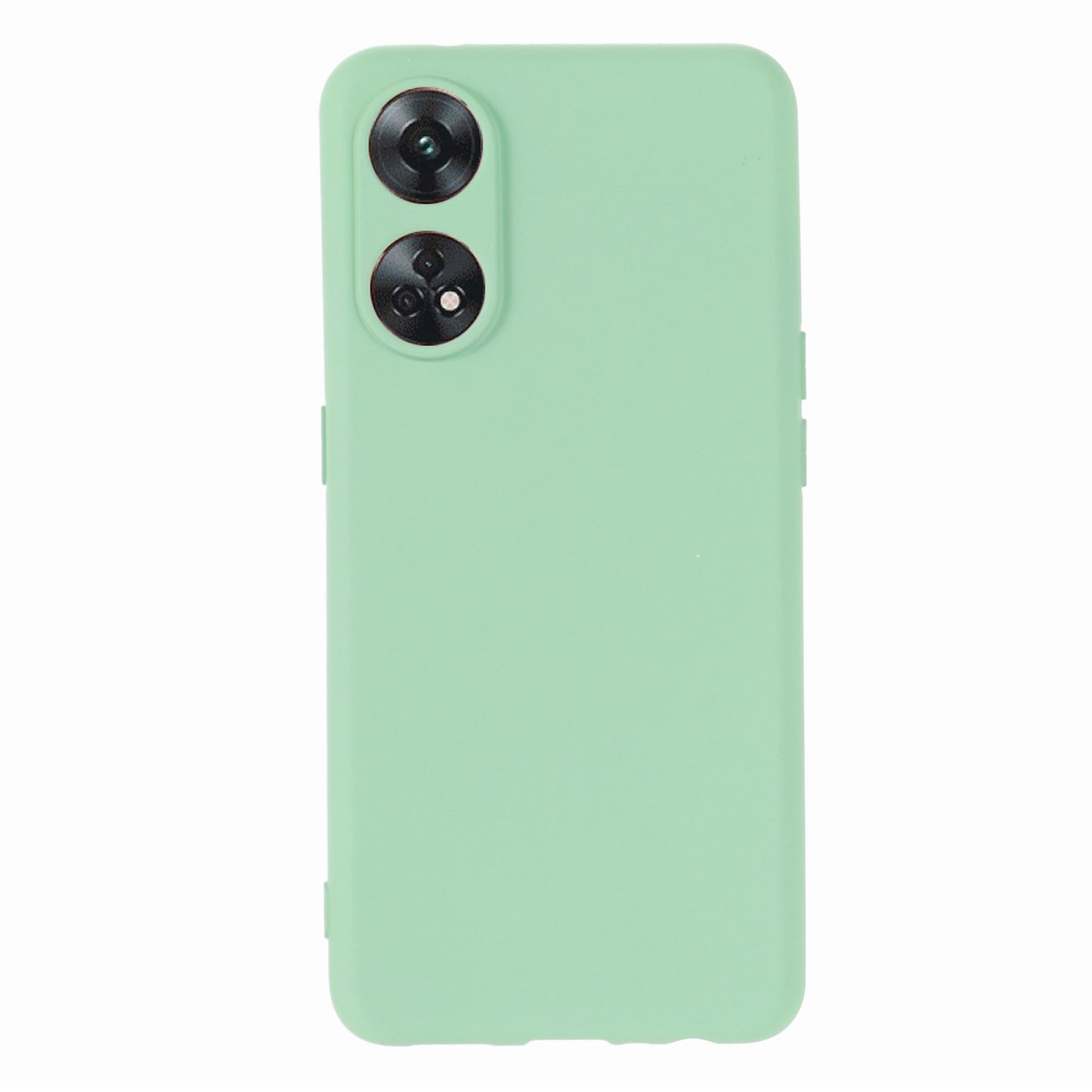 Phone Case for Oppo Reno8 T 4G , Liquid Silicone Soft Lining Shockproof Smartphone Cover with Strap