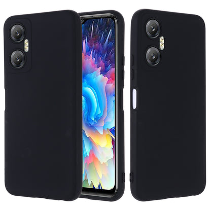Phone Case for Infinix Hot 20 5G , Impact-resistant Liquid Silicone Soft Lining Cover with Strap