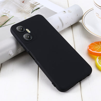 Phone Case for Infinix Hot 20 5G , Impact-resistant Liquid Silicone Soft Lining Cover with Strap
