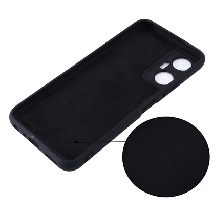 Phone Case for Infinix Hot 20 5G , Impact-resistant Liquid Silicone Soft Lining Cover with Strap