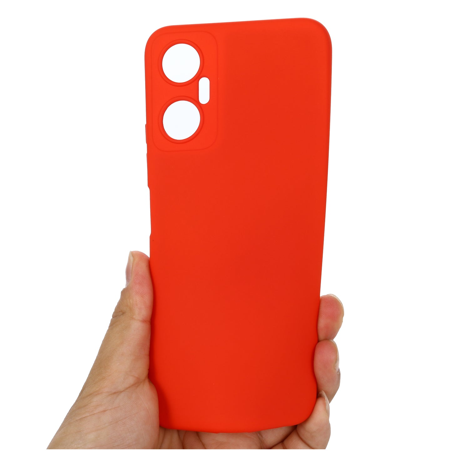 Phone Case for Infinix Hot 20 5G , Impact-resistant Liquid Silicone Soft Lining Cover with Strap