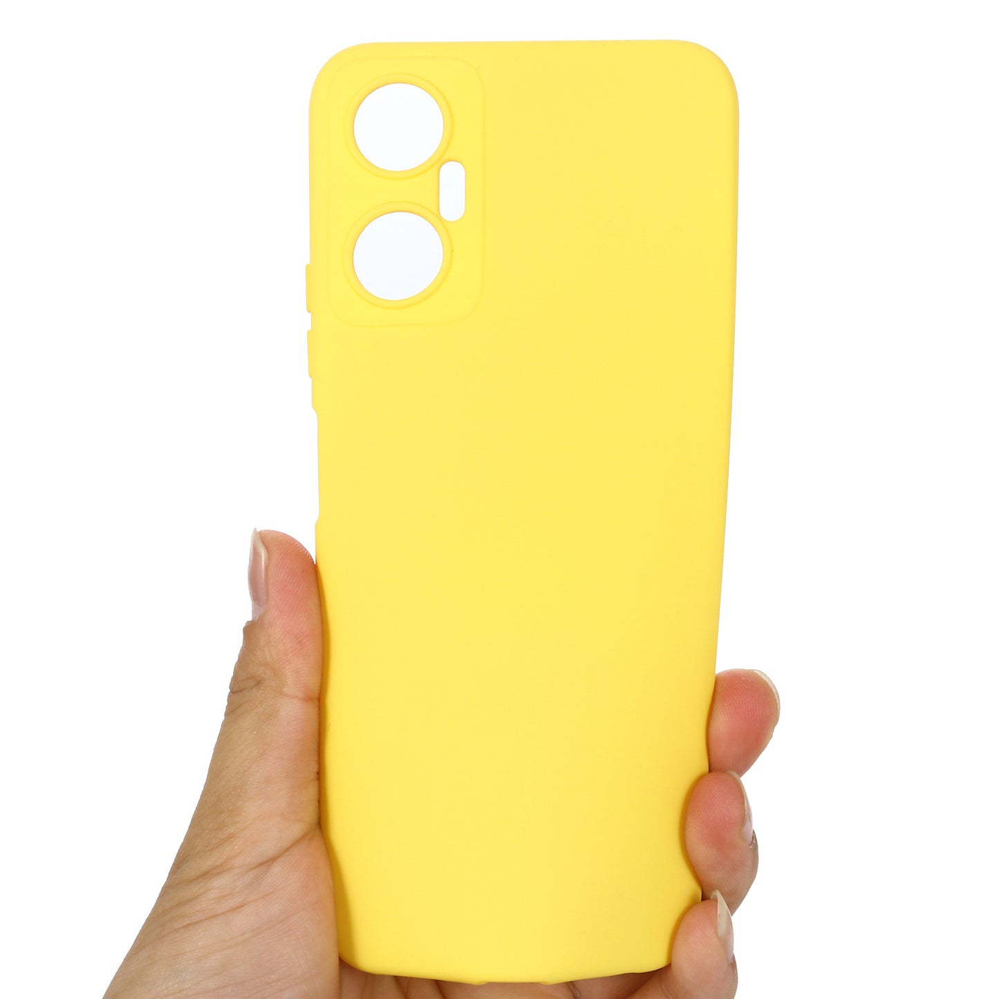 Phone Case for Infinix Hot 20 5G , Impact-resistant Liquid Silicone Soft Lining Cover with Strap