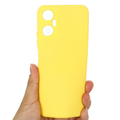 Phone Case for Infinix Hot 20 5G , Impact-resistant Liquid Silicone Soft Lining Cover with Strap