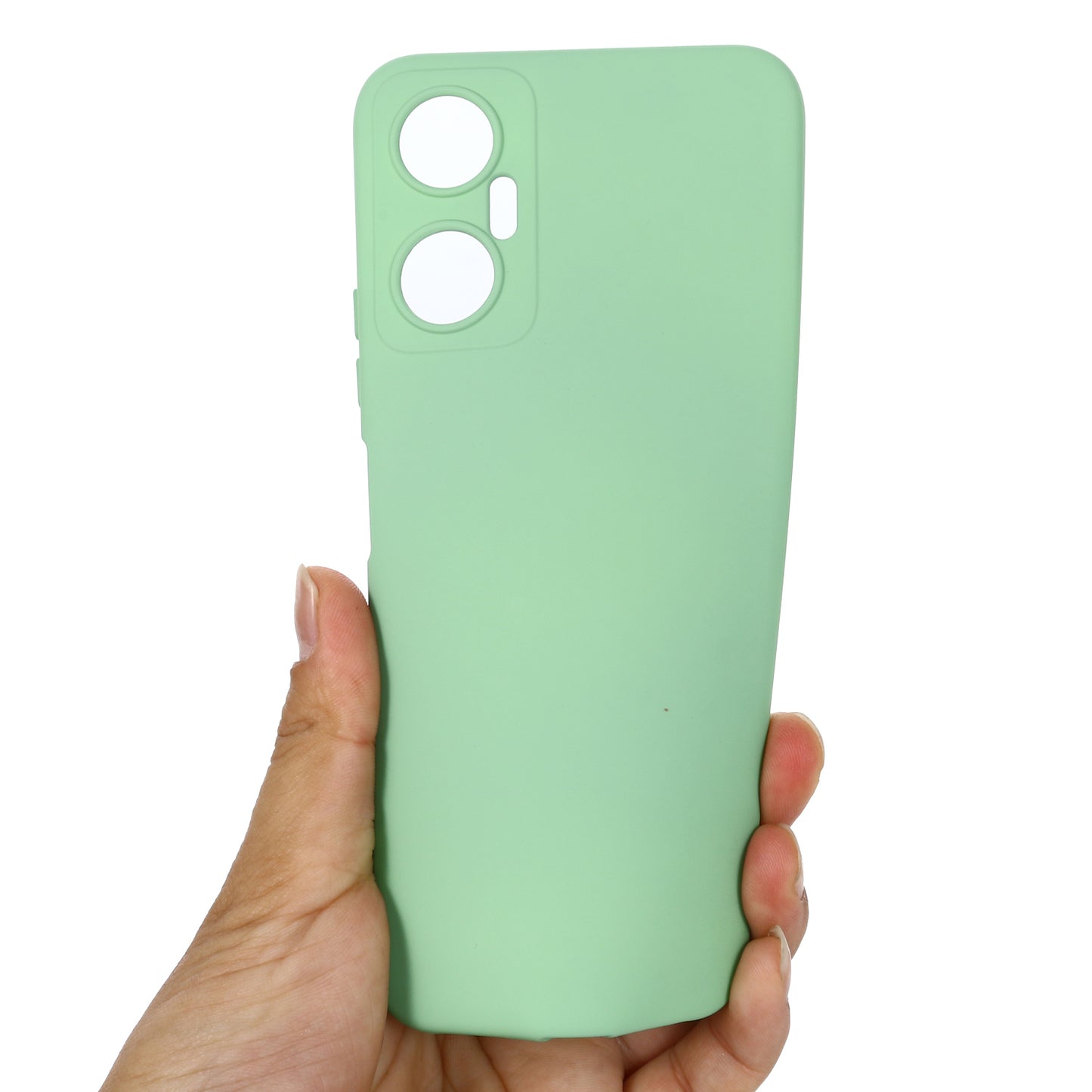 Phone Case for Infinix Hot 20 5G , Impact-resistant Liquid Silicone Soft Lining Cover with Strap
