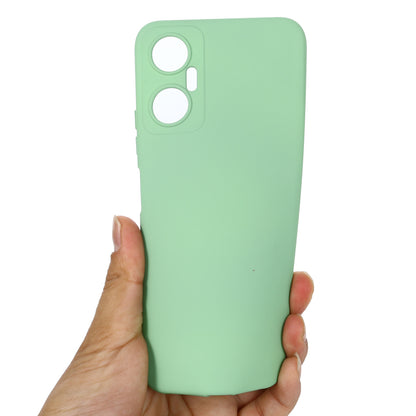 Phone Case for Infinix Hot 20 5G , Impact-resistant Liquid Silicone Soft Lining Cover with Strap