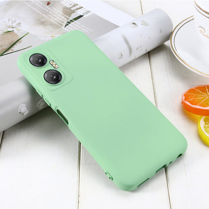 Phone Case for Infinix Hot 20 5G , Impact-resistant Liquid Silicone Soft Lining Cover with Strap