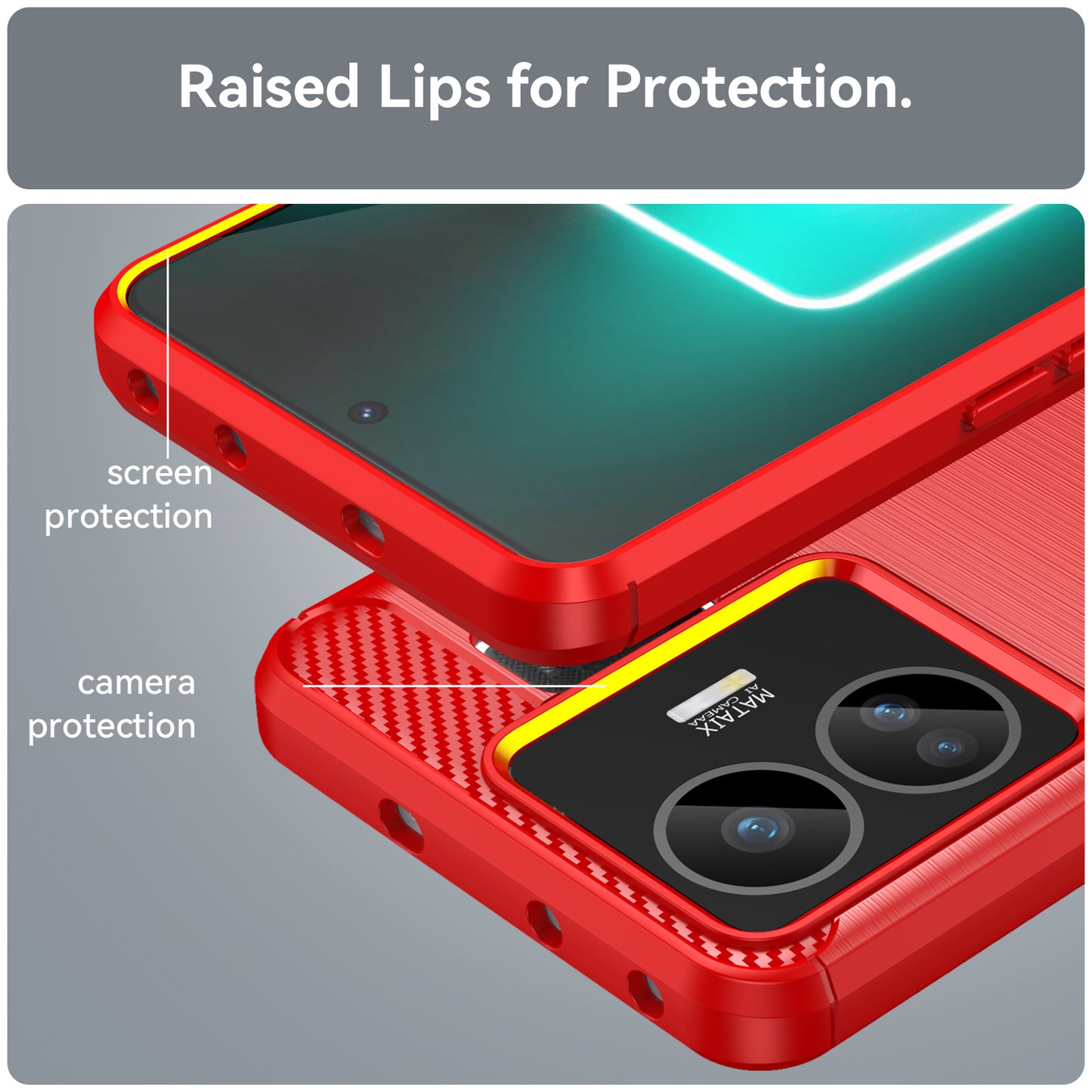 For Realme GT3 5G / GT Neo 5 5G Brushed Phone Case Carbon Fiber Texture Phone Shell Mobile Phone Cover