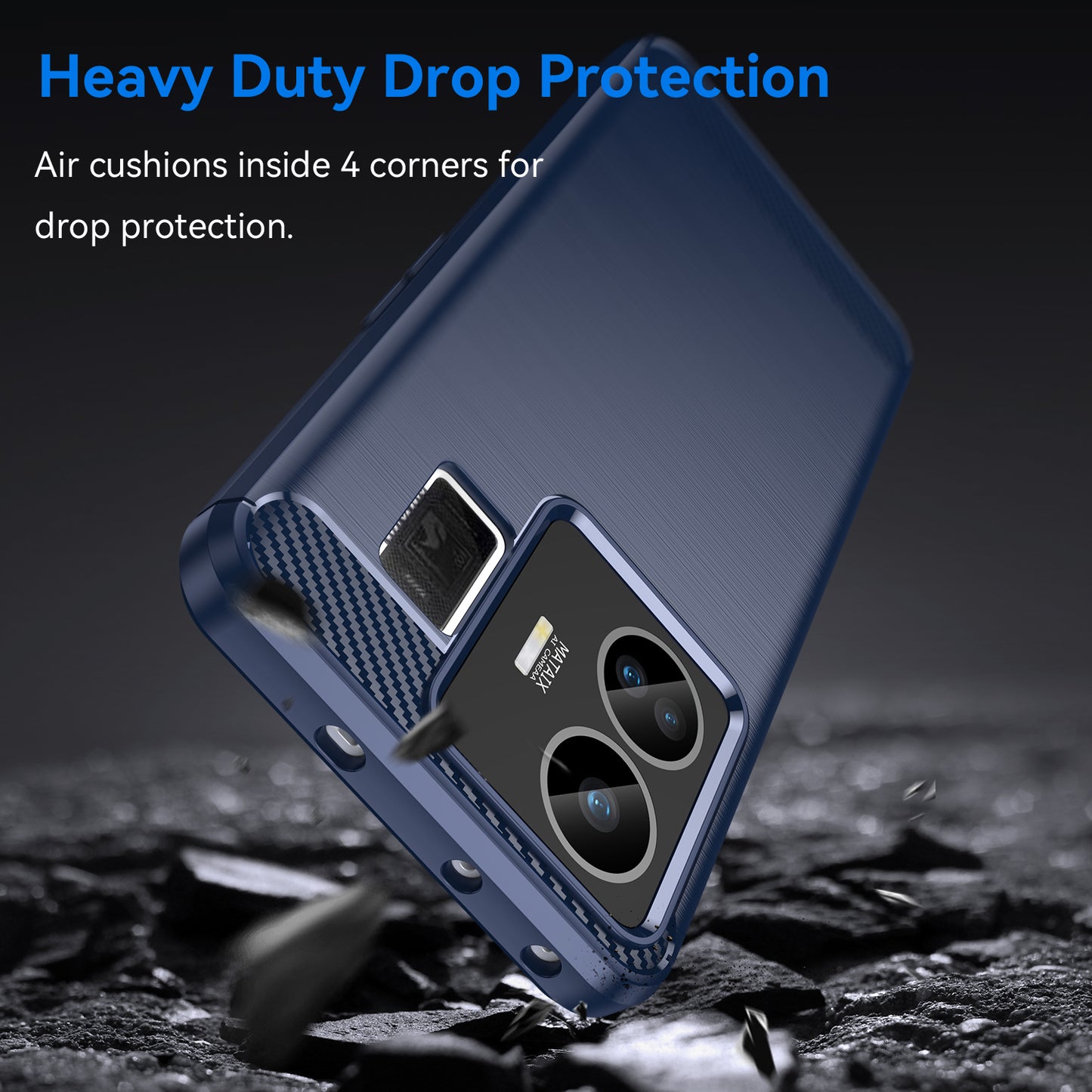 For Realme GT3 5G / GT Neo 5 5G Brushed Phone Case Carbon Fiber Texture Phone Shell Mobile Phone Cover