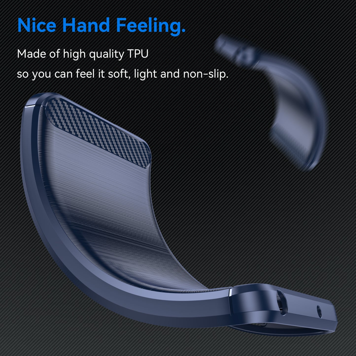 For Realme GT3 5G / GT Neo 5 5G Brushed Phone Case Carbon Fiber Texture Phone Shell Mobile Phone Cover