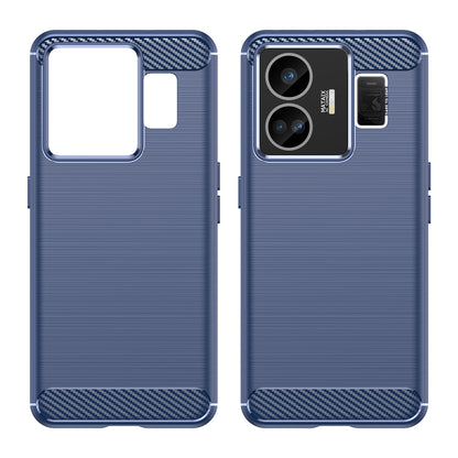 For Realme GT3 5G / GT Neo 5 5G Brushed Phone Case Carbon Fiber Texture Phone Shell Mobile Phone Cover