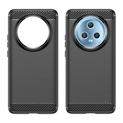 For Honor Magic5 TPU Phone Case Brushed Carbon Fiber Texture Protective Phone Cover