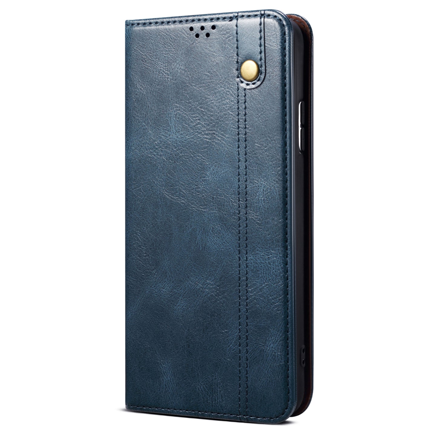 For Honor Magic5 Stand Wallet Leather Cell Phone Cover Waxy Crazy Horse Texture Mobile Phone Case